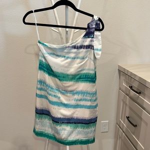 One shoulder mini dress